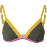 Banana Moon Bikini zgornji del svetlo modra / rumena / kaki / svetlo roza