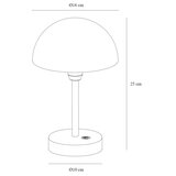 Nordlux LED prigušiva punjiva stona lampa ELLEN LED/2,8W/3,7V IP44 bela | Eponuda.com