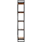 vidaXL Knjižna omara 5-nadstropna 60x30x180 cm trden predelan les | Shoptok.si