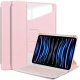 INF 360° vrtljivo ohišje Bluetooth tipkovnice za iPad Pro 11 (2018-2022) - Roza PU usnje, (5000080096) | Shoptok.si