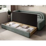 ELTAP Zelena sklopiva/s prostorom za odlaganje sofa od šenila s lijevim kutom 223 cm Fabillo – | shoptok.hr