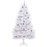  Umjetno božićno drvce Bijelo 120 x 120 x 240 cm PVC i metal | shoptok.hr
