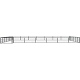  Ograda za pse s 28 panela crna 100 x 50 cm čelik obložen prahom | Eponuda.ba