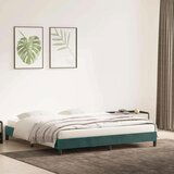  posteljni okvir brez vzmetnice temno zelena 200x210 cm žamet, (21829538) | Shoptok.si