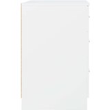 vidaXL Nočna omarica bela 40x40x63 cm konstruiran les | Shoptok.si
