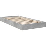  The Living Store Posteljni okvir betonsko siv 75x190 cm inženirski les - Posteljni Okvir, (21445830) | Shoptok.si