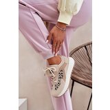 Boto Sports Shoes Sneakers Womens Platform Leopard Beige Pumbes | Shoptok.si
