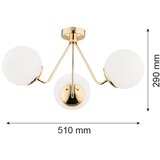  Argon 1481 - Plafonski luster TOMAR 3xE27/15W/230V mesing | Eponuda.com