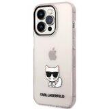 Karl Lagerfeld Originalen ovitek KLHCP14SCTTRI zaščita ovitek za iPhone 14 6.1 prozorno roza - Choupette Logo Cene