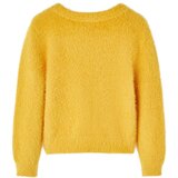  Dječji džemper pleteni oker 128 | shoptok.hr