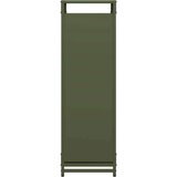  Stalak za drva za ogrjev Maslinasto zelena 90x28x90 cm | shoptok.hr