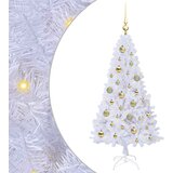  Umjetno božićno drvce Bijela 120 cm PVC i čelik | shoptok.hr