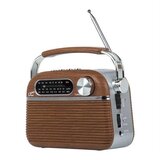 Ltc NIDA 2027 prijenosni retro radio FM/AM/SW, Bluetooth, USB, microSD, baterija 1200 mAh | shoptok.hr