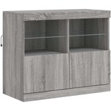  Komoda z LED lučkami siva sonoma 202x37x67 cm | Shoptok.si