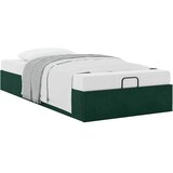  Okvir za krevet bez madraca tamnozeleni 90x200 cm baršunasti | shoptok.hr