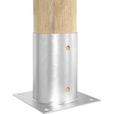  Okrugli sidrište u zemlji 4 pcs Srebrna 15 x 15 x 15 cm Metal | Eponuda.ba