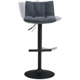 MID.YOU BARSKI STOL, siva, črna | Shoptok.si