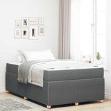 vidaXL Konstrukcija postelje Drugo Temno siva 120 x 200 cm blago | Shoptok.si