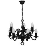 Brilagi Luster na lancu IMPERO 9xE14/60W/230V crna Cene