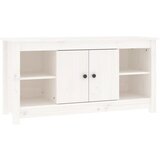 Maison Chic TV omarica - TV stojalo - Televizijska omarica bela 103x36,5x52 cm trdna borovina, (21698728) Cene