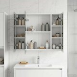  Kupaonski ormar s ogledalom Bijelo 60 x 14,5 x 50 cm | shoptok.hr