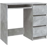  Pisalna miza betonsko siva 90x45x76 cm iverna plošča, (20608811) | Shoptok.si