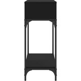 Konzolni stol crni 100 x 30,5 x 75 cm od konstruiranog drva | Eponuda.ba