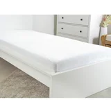 Bela rjuha iz mikropliša 180x200 cm Exclusive –
