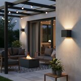 Ideal Lux - Spoljašnja zidna LED svetiljka ATOM LED/12W/230V IP54 antracit | Eponuda.com