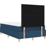  s opruga kutije s uzglavljem Plava 120 x 200 cm tkanina | shoptok.hr
