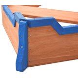  Pješčanik u obliku gusarskog broda od jelovine 190x94,5x101 cm | Eponuda.ba