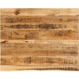 Stolna Mizna plošča 100x80x3,8cm naraven rob trden robusten mangov les, (21832249) Cene
