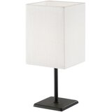 Fischer & Honsel Crno-bijela stolna lampa s tekstilnim sjenilom (visina 30 cm) Lela – Cijene