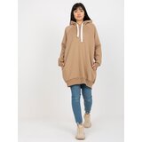 ex moda Sweatshirt-EM-BL-695.25X-dark beige Cene