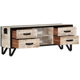 TV ormarić 110 x 30 x 41 cm od masivnog bagremovog drva | shoptok.hr