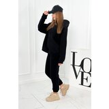 Kesi Insulated cotton set, sweatshirt + pants Brooklyn black | Shoptok.si
