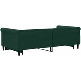  Dnevni krevet na razvlačenje tamnozeleni 100x200 cm baršunasti | shoptok.hr