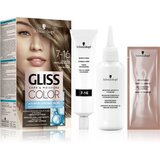 Schwarzkopf Gliss Color permanentna barva za lase odtenek 7-16 Cool Ash Blonde 1 kos Cene