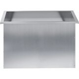  Vrtna posuda za sadnju s LED svjetlom 2 kom. Srebrna - Pocinčani čelik 50 x 80 x 48 cm 2 | shoptok.hr
