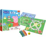 Trefl 2u1 Kinez i Zmije i ljestve Peppa Pig za djecu od 4 godine | shoptok.hr