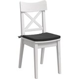  Jastučići za sjedenje 4 pcs Crna 40 x 40 x 3 cm Baršun | shoptok.hr