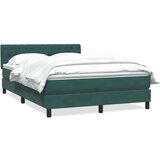  Box spring postelja z vzmetnico temno zelena 160x220 cm žamet, (22011403) | Shoptok.si