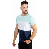 Glano Men T-shirt - turquoise Cene