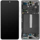 Samsung Originalni zaslon Galaxy S21 FE [Servisni paket]: stekleno ohišje LCD na dotik - belo, (21733397) | Shoptok.si