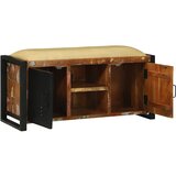  Klupa kabinet Šareni 100 x 35 x 50 cm Čvrsto drvo iz reciklaže | shoptok.hr