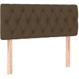  Krevet s oprugama i madracem tamnosmeđi 90 x 200 cm od tkanine | shoptok.hr