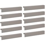 Profil za rubove vrta 10 kom. 100 x 10 x 15 cm Otporni čelik | shoptok.hr