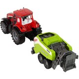 Red Farm Tractor with Green Seeder Friction Drive | shoptok.hr