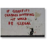  Slika na platnu street art – banksy (moderne Slike na zidu) Cene