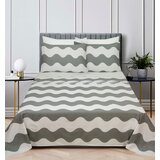 ESSENZA SLEEP 634796 POSTELJINA LANCUN MARE240X280+240X260+2X60X80 CM VALOVI SIVI | shoptok.hr